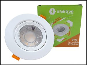 SPOT LED EK EMBUTIDO DIRECCION REDONDO 9W 2700K TMDLPR