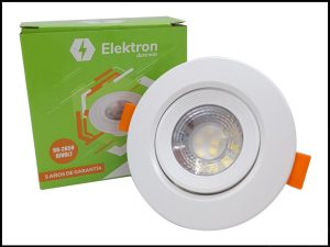 Spot LED embutir direccionable de 7 W, 6400 K