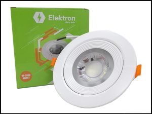 Spot LED empotrable direccional Elektron 12 W 6400 K (luz fría) modelo TMDLPR
