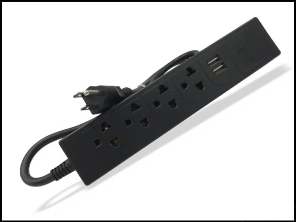 ZAPATILLA ECOVILLE DOBLE 2USB PARA COMPUTADORA EV-68B