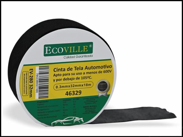 CINTA AISLADORA TELA PARA AUTO NG ECV 32X18MT