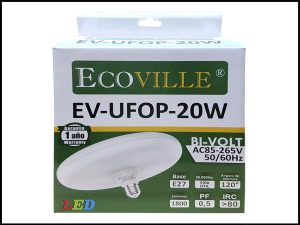 FOCO LED ECOVILLE UFOP 20W 6500K