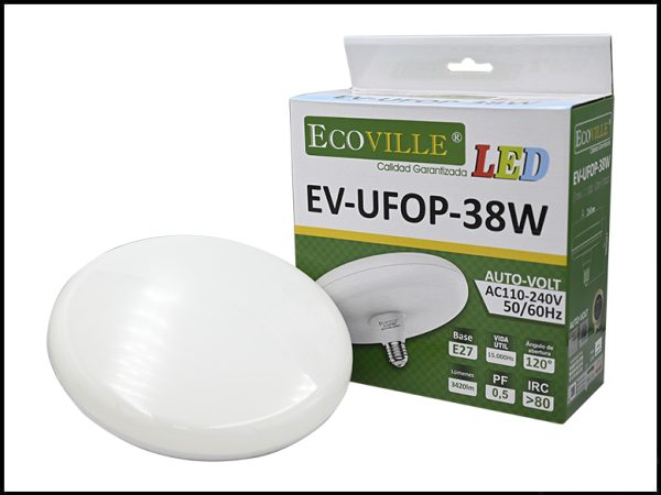 FOCO LED ECOVILLE UFOP 38W 6500K