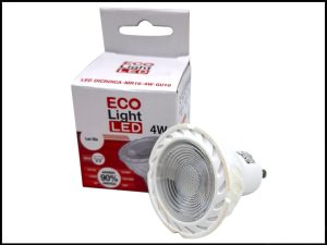 LAMPARA DICROICA ECOLIGHT 4W GU10 6400K YTMR16