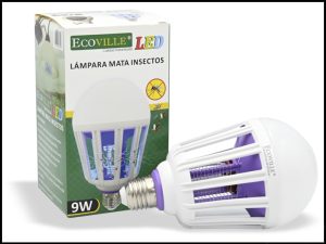 LAMPARA LED CON ANTIMOSQUITO 9W 6500K ECOVILLE