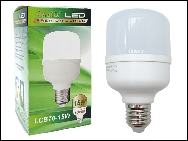 FOCO LED PHELIX T 15W LCB70(100) 27W LUZ BLANCA