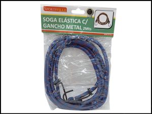 SOGA ELASTICA CON GANCHO DE METAL 2MT SPORTSVILLE