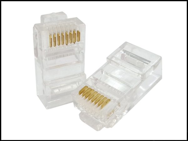 FICHA CRISTAL CH RJ45 CAT5 (100PZ)