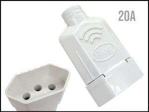 FICHA HEMBRA SCHUKO BRASIL 20A BLANCO
