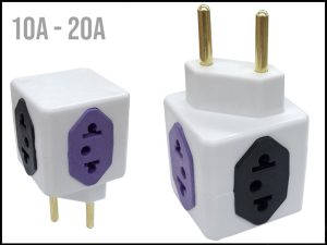 FICHA TRIPLE BRASIL CUBO 10/20A BLANCO