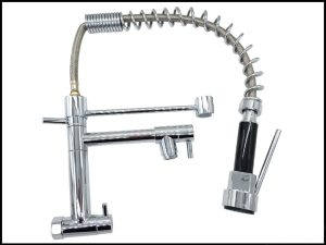 CANILLA P/PARED DOBLE GRIFO FLEX. CR EC30695