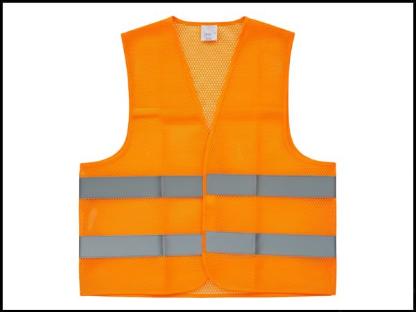 CHALECO SEGURIDAD 60GR CH NARANJA