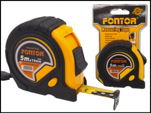 CINTA METRICA C/GOMA FONTOR 5MT 19MM HMT25019