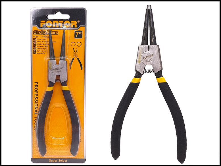 PINZA SACA SEG FONTOR 7" RECTO CERRADO 180120