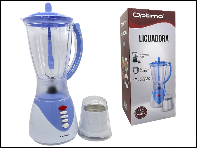 LICUADORA OPTIMA 2EN1 1.5L 350W BL008(10)