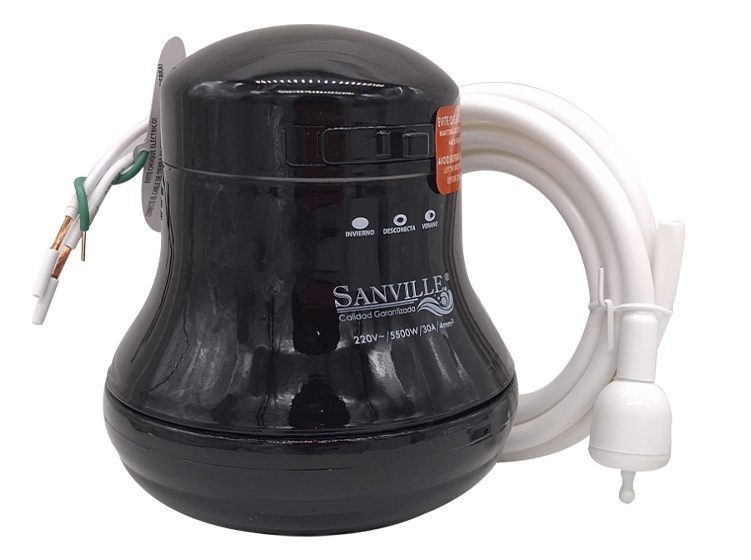DUCHA ELECT. NEGRA SV-02 220V SANVILLE