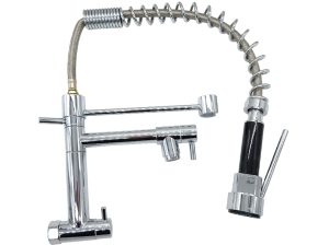 CANILLA P/PARED DOBLE GRIFO FLEX. CR EC30695