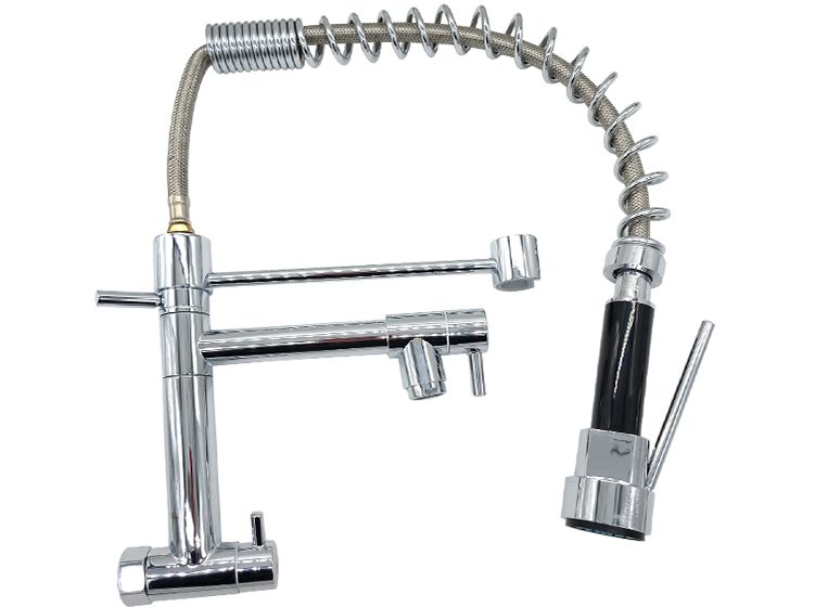 CANILLA P/PARED DOBLE GRIFO FLEX. CR EC30695
