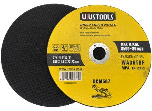 DISCO CORTE MET UYUS 180*1.6MM DCM507