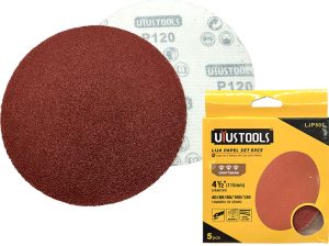 DISCO VELCRO UYUS 115MM 5PZA (40AL120) LJP501