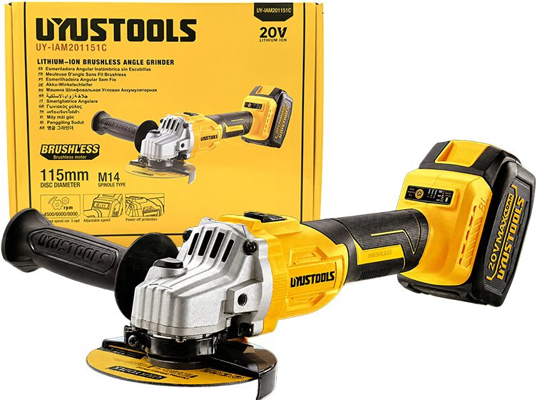 AMOLADORA A BAT UYUS 115MM 20V/2.0 IAM202