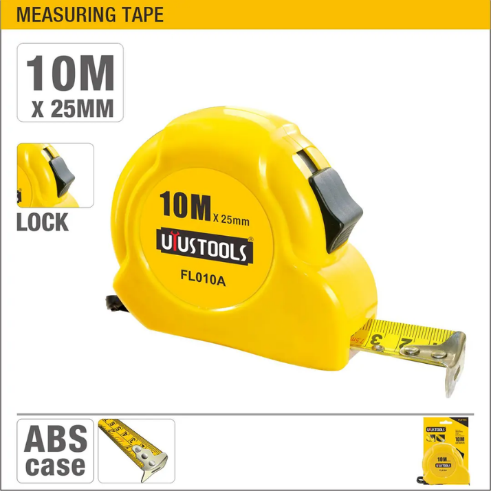 CINTA METRICA UYUS COL 10M 25MM FL010A - Imagen 2